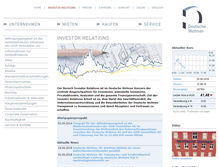 Tablet Screenshot of ir.deutsche-wohnen.com